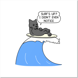 wolfpupy surf Posters and Art